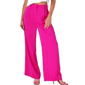 Joie High Waist Wide Leg Trousers